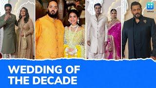Anant-Radhika Wedding  Bollywood Celebs Shimmer At Ambani Extravaganza