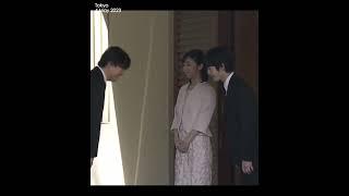 Japans Princess Kako Prince Hisahito see off parents Akishino and Kiko to attend UK coronation