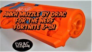 Ankh Muzzle by Drac for the Nerf Fortnite 6 SH