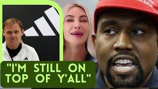 KANYE WEST SENDS SHOCKING MESSAGE TO ADIDAS  BALENCIAGA $ KIM KARDASHIAN YALL GIVE UP ON ME