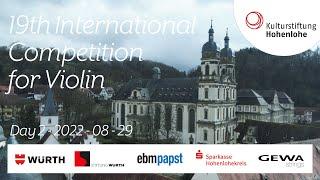 International Violin Competition - DAY 2 Monday