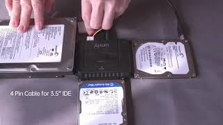 How to use IDESATA Adapter? By Alxum IDESATA Hard Drive Adapter