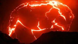 Immensely Powerful LAVA LAKE Erta Ale  Earth The Power of the Planet  BBC Earth Science