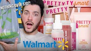 I spent $500 on a full face of Walmarts NEW makeup line Pretty Smart