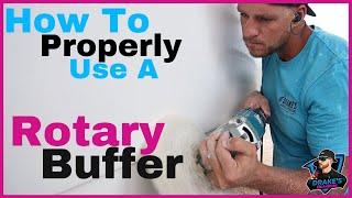 How To Use A Rotary Buffer On A Boat  Boat Detailing Business Tips