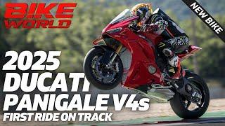 New 2025 Ducati Panigale V4s  Chads First Ride On Track