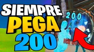 PEGA SIEMPRE 200 CON ESTA SENSIBILIDAD  Fortnite Temporada 2 Capitulo 4  La MEJOR CONFIGURACION