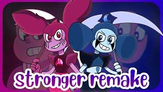 Stronger AU REMAKE - Blue Spinel and Pink Spinel story