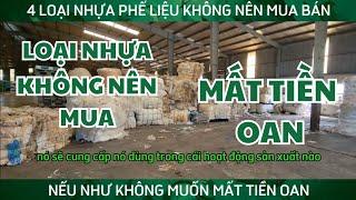 4 Loại Phế Liệu Nhựa Không Nên Mua  Tái Chế Nhựa Phế Liệu  Nam Nhựa Hải Phòng