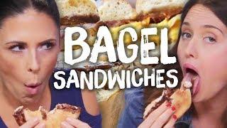 INSANE Bagel Sandwich Combinations Cheat Day