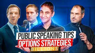 Public Speaking Tips  Options Tips Wall Street Pro Reacts to Billions TV Show Season 2 Episode 1