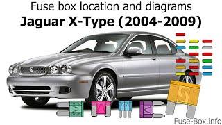 Fuse box location and diagrams Jaguar X-Type 2004-2009