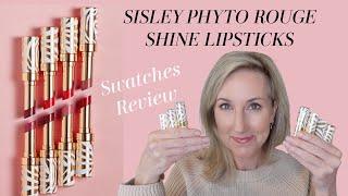 SISLEY Lipsticks - New Phyto-Rouge Shine Lipstick Swatches and Favorites