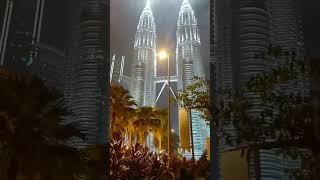 pemandangan malam di klcc #klcc #anakrantau #pejuangringgit