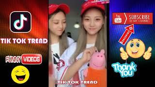 雯雯婷婷   Cute Twin Sisters in Tik Tok China 抖音 Douyin   Beautiful Girl   Top Hot Tik Tok Compilation F