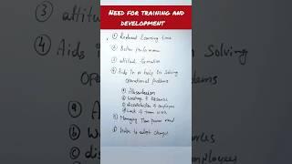 need for training and development - staffing class 12 business studies #shorts