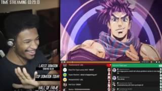 Etika EWNetwork -  Reaction to BLOODY STREAM  Jojos Bizarre Adventure Opening 2