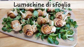 LUMACHINE DI SFOGLIA   Facili veloci e golose 