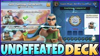 10-0 IN Super Magic Archer Challenge  Clash Royale