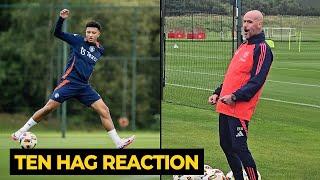 Ten Hag reaction on Jadon Sancho return to Manchester United training  Man Utd News