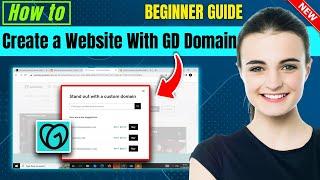 How to create a website with godaddy domain 2024 UPDATED