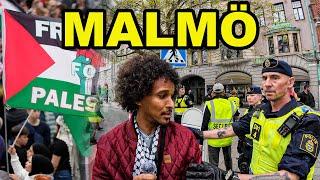 ‏التجمع الذي أغضب نتياهو في مدينة مالمو السويدية  Malmö