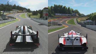 Eau Rouge Corner at Spa in non-F1 Racing Games Forza Gran Turismo and many more