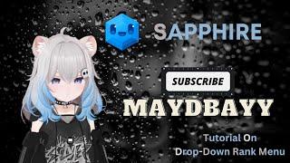 How to Make Discord Dropdown Reaction Roles with Sapphire Bot  Quicker way 