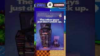 Sega vs Nintendo The Epic 90s Console War Revealed  #shorts