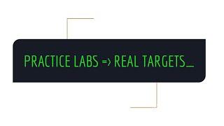 From Practice Labs to Real Targets - and No Bug Bounties