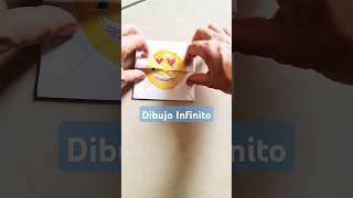 Dibujo Infinito con un cuadrado de papel. tutorial