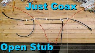 Create a Band Reject Filter using Coax - OPEN STUB VERSION 049a