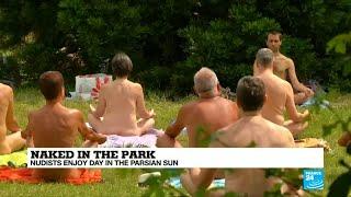 Paris Naked in a park Parisian nudists enjoy a hot day in the sun
