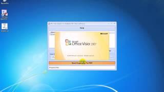 How To Use MS Visio Export To Multiple PDF Files Software