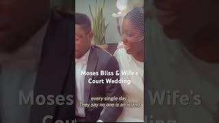 Singer Moses Bliss & Wife’s Court Wedding Ceremony #mosesblisswedding #mosesbliss