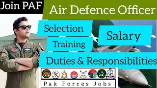 How to Join PAF as Air Defence Officer  Air Defence Officer  PAF Commissioned Officer Jobs 2023