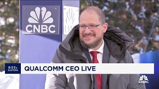 Qualcomm CEO Cristiano Amon AI is a great opportunity and a tailwind on what were trying to do