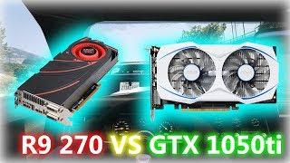 AMD Radeon R9 270 vs Nvidia Geforce GTX 1050ti  Grand Theft Auto V