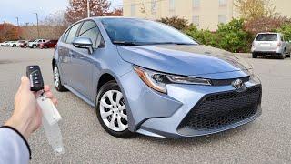 2022 Toyota Corolla LE Start Up Walkaround POV Test Drive and Review