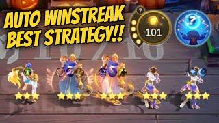 UNLIMITED GOLD UNLIMITED 3 STAR  TOP 1 STRATEGY  MAGIC CHESS MOBILE LEGENDS