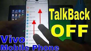 How to Turn OFF TalkBack Mode on Vivo Mobile Phone  Vivo Tips & Tricks Tutorials