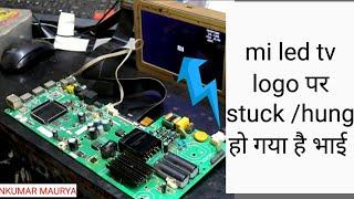 how to repair mi led tv stuck on logo.google tv recovery mod