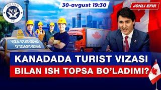 KANADADA TURIST VIZA BILAN ISH TOPSA BOLADIMI? VIZA STATUSINI OZGARTIRISH YOLLARI