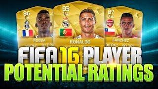 FIFA 16 - PLAYER POTENTIAL RATINGS