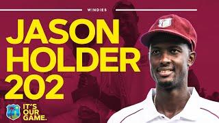 Unbeaten Match-Winning Innings 202*  Jason Holder Stars With The Bat  West Indies v England