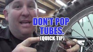 Keep Your Dirtbike Inner Tube From Popping