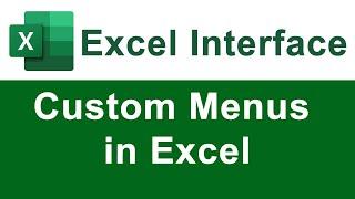 Build Custom Menus in Excel