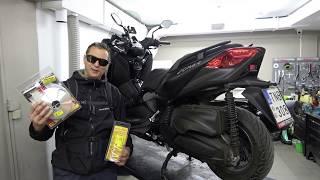 We tuned YAMAHA XMAX IRONMAX 400cc Akrapovic + Malossi