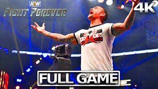 AEW FIGHT FOREVER Full Gameplay Walkthrough  No Commentary 【FULL GAME】4K 60FPS UHD