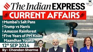 The Indian Express Newspaper Analysis  12 September 2024  Daily Current Affairs  By StudyIQ IAS